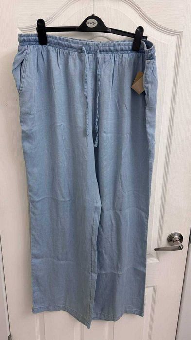 Новые брюки хлопок/ лен H&M, размер XL / 2XL (56/62)