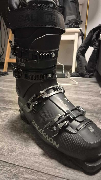 Clapari Salomon S/Pro Supra 100 GW black/dark grey met./black 45-45.5