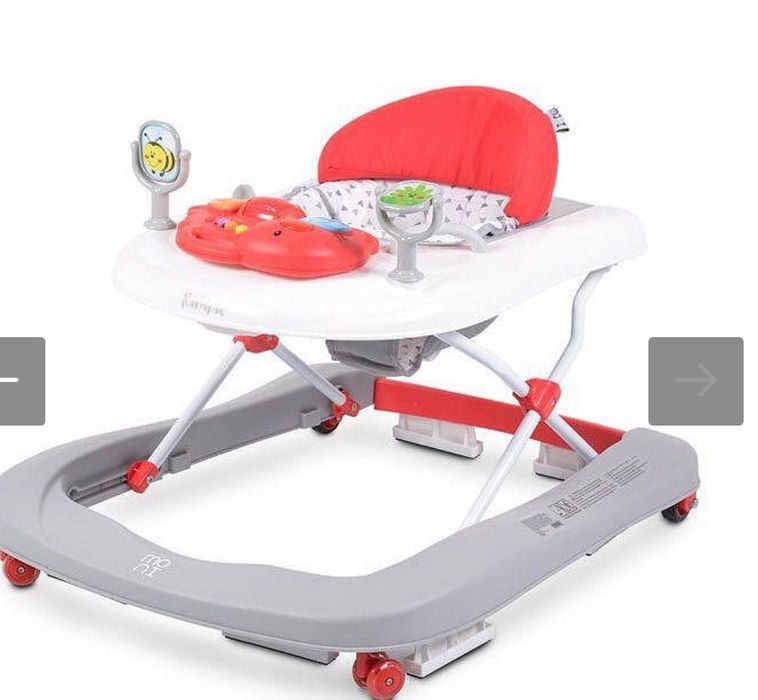 МОНИ Детска проходилка RAMBLE ЧЕРВЕН