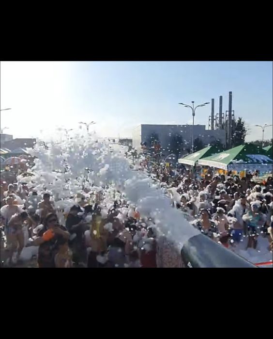 Пенная пушка для пенных вечеринок профессиональная (выстрел до 12 м)