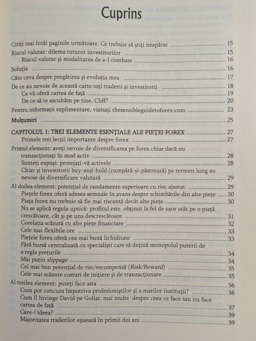Carte Trading: Abordarea inteligenta a pietei forex (Cliff Wachtel)