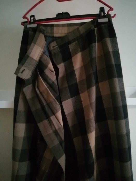 Пола винтидж макси карирана