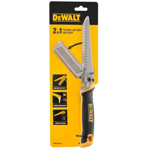 Сгъваем трион за гипскартон и ренде DEWALT DWHT0-20123, 130 mm