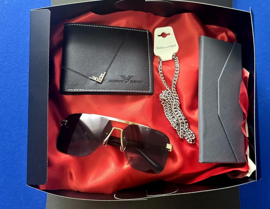 Set cadou ochelari de soare barbati. Transport Gratuit