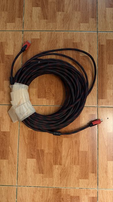 HDMI кабель 10 м в оплётке, отличное состояние