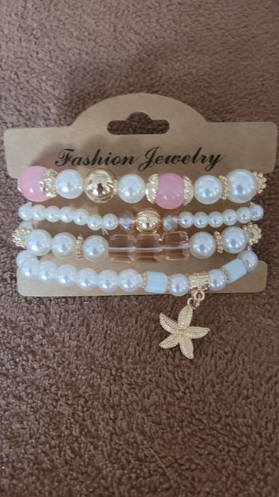 Set brățări cu perle
