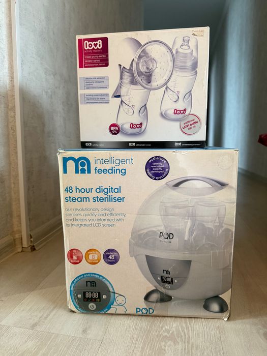 Стерилизатор для бутылок/ ручной молокоотсос