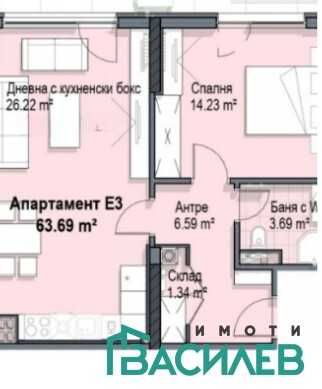 Продава се Двустаен апартамент в София, Център - 77 кв.м за 1590 €/кв.м - Снимка #3
