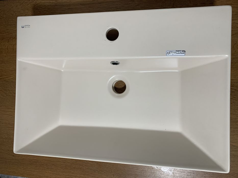 Chiuveta/ lavoar baie dreptunghiular pe blat noua