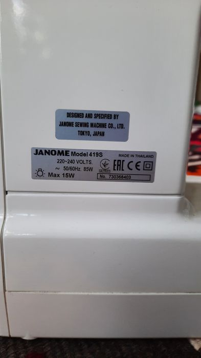 Швейная машина Janome 419S