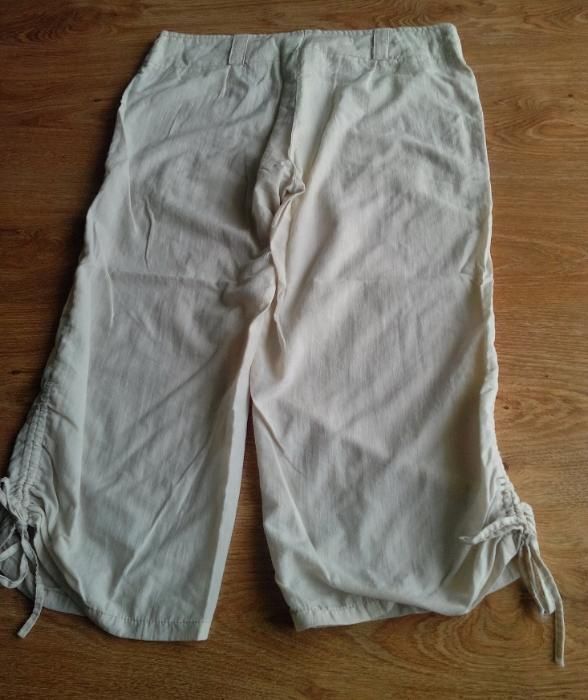 Pantaloni dama 3/4 crem