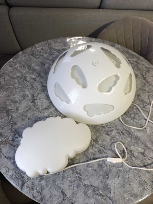 Продается набор люстра и ночник детский IKEA