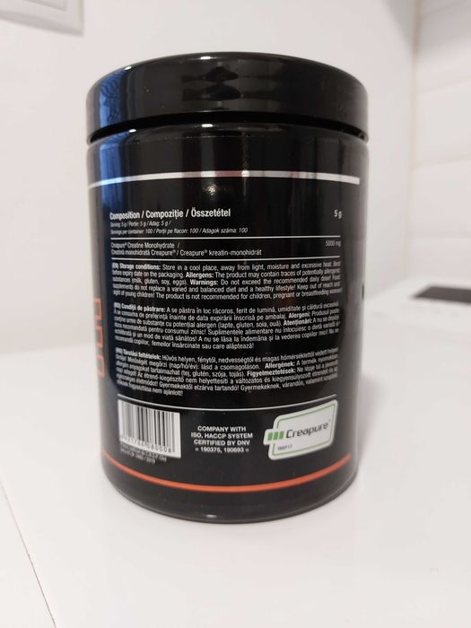Vând Creatină Creapure® ProNutrition 500g – 3 cutii sigilate