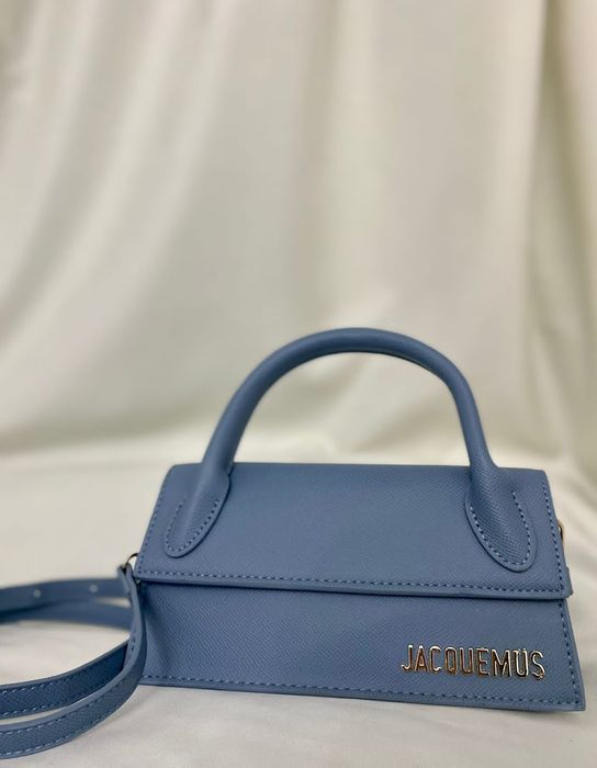 Сумка новая Jacquemus черный голубой