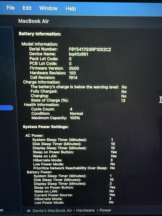 NOU - MacBook Air M2 13’ 16GB RAM 256GB SSD