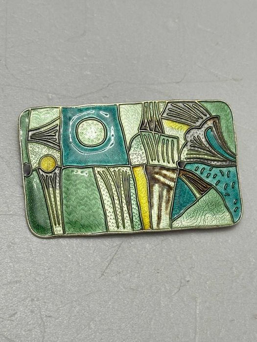 BROSA ARGINT 925 - 'Spring' by David Andersen + Email -Norway -1950-55