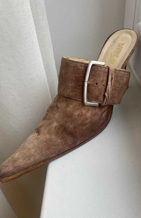 Saboti piele intoarsa 37/38