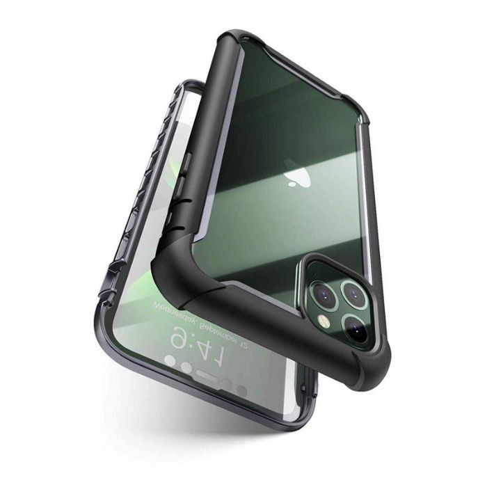 [Pachet 360°]Husa iPhone 11 Supcase i-Blason Ares + Bumper - Negru