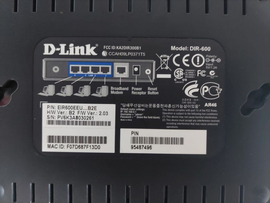 Router Wi-Fi D-link