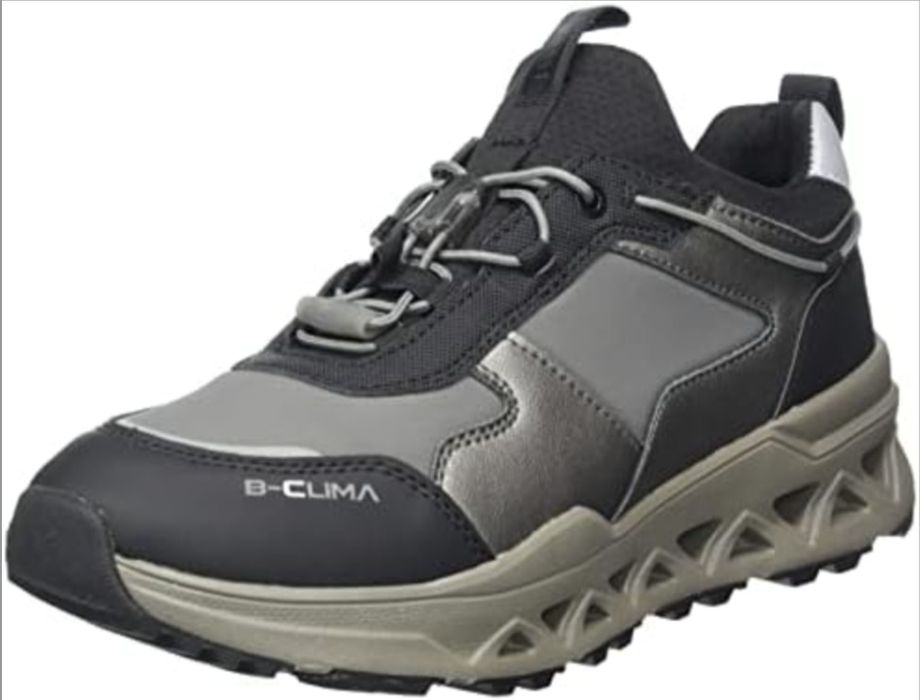 Adidași sport exterior Bugatti femei, noi, gri negru, 39, elastic lace