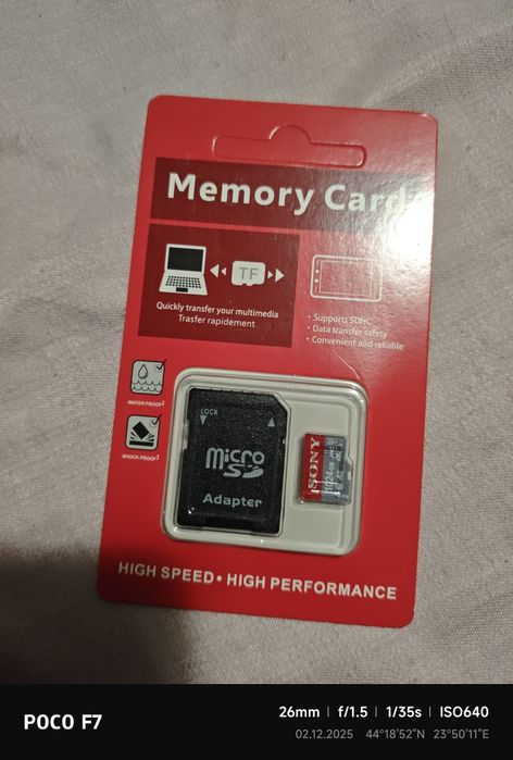 Micro SD card Sony 1TB