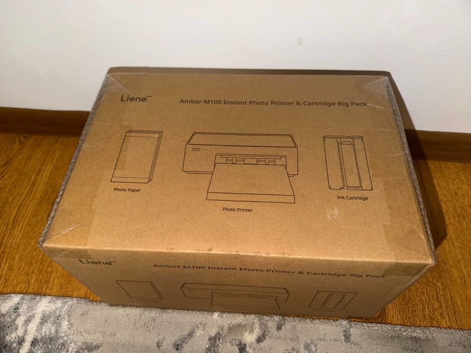Imprimantă foto mobilă Liene, set 2 pachete (20 +80 coli),color, 10x15
