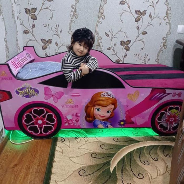 Детский кравать машина. Detskiy kravat mashina