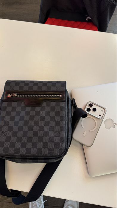 барсетка Louis Vuitton Mick PM Damier Graphite 2018 оригинал