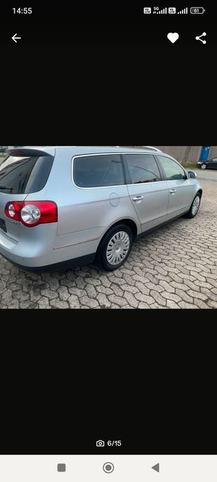 Dezmembrez Volkswagen Passat B6 2.0 tdi 125 kw 170 cp BMR arginti LA7W