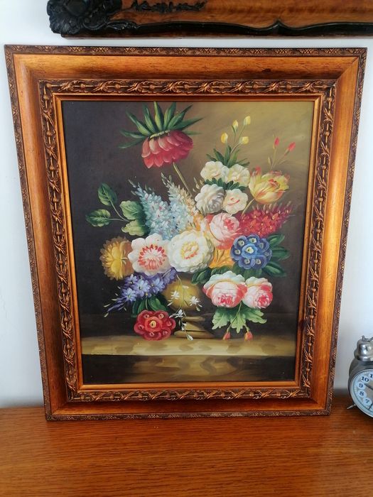 Superb Tablou  pictat / vintage