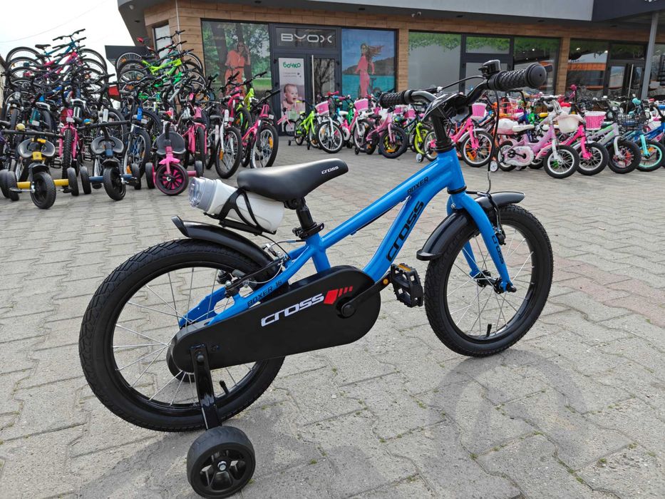 CROSS Алуминиев велосипед 16" BOXER син