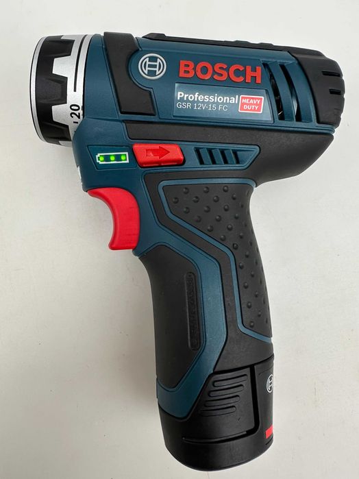Bosch GSR 12-15 FC - Акумулаторен винтоверт 2x12V 2.0Ah неразличим от нов!