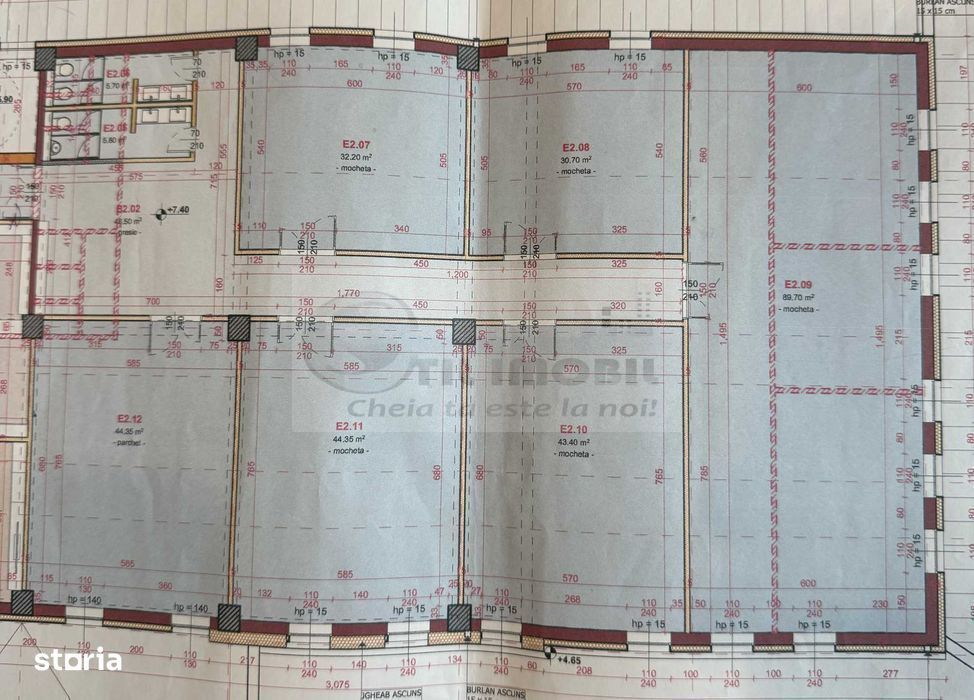 Spațiu modern de birouri în Galata - Disponibil imediat - 43mp - 650€