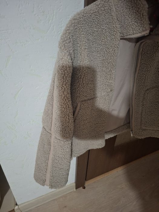 Пухкаво момичешко палтенце h&m