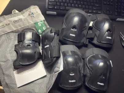 Комплект протектори, наколенки, налакатници oxelo