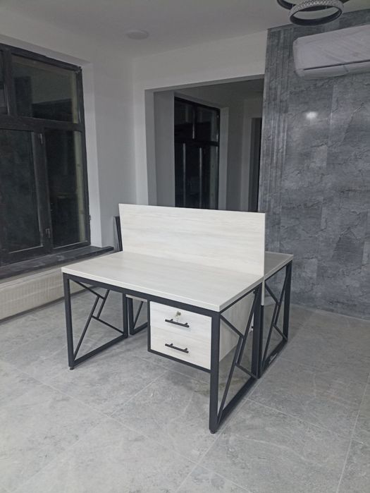 Стол лофт с тумбой