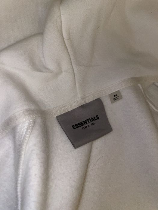 Hanorac Zip Essentials White