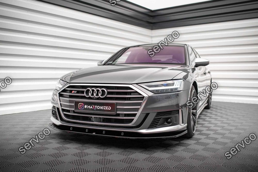 Prelungire splitter bara fata Audi S8 D5 2020- v7 - Maxton Design