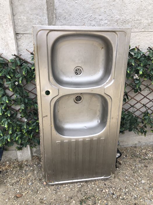 Vand chiuveta din inox dubla