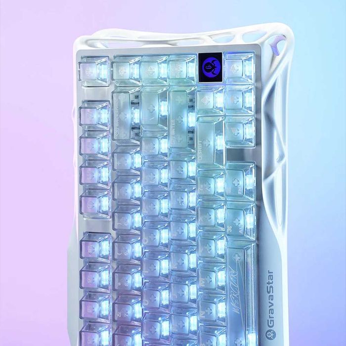 ; Клавиатура Gravastar Mercury K1 Lite (Crystal Aurora)
