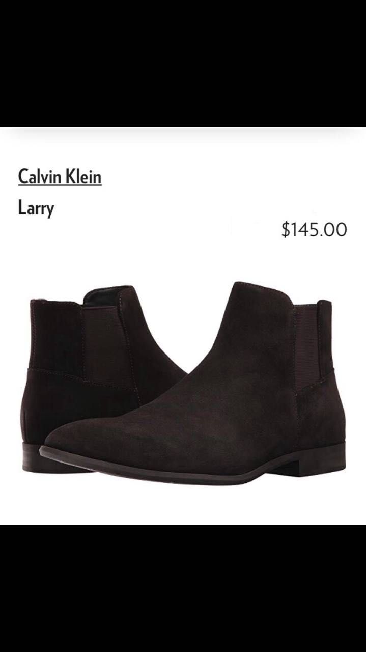 Calvin klein men's larry ankle outlet bootie