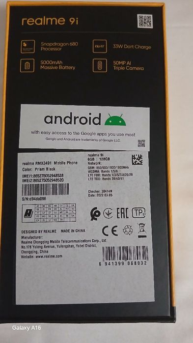 Продаю  Realme 9I состояние отличное