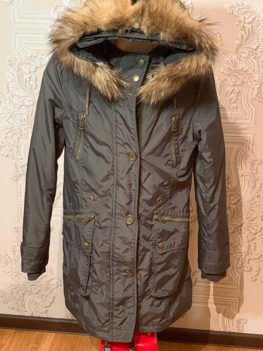 пуховик!(Аляска)с капюшоном