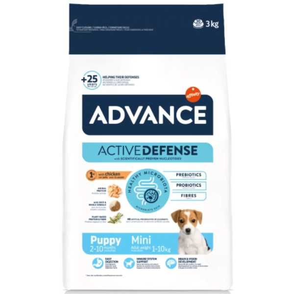 Пълноценна Храна за Подрастващи Кученца от Мини Породи- 3кг/7кг-Advance