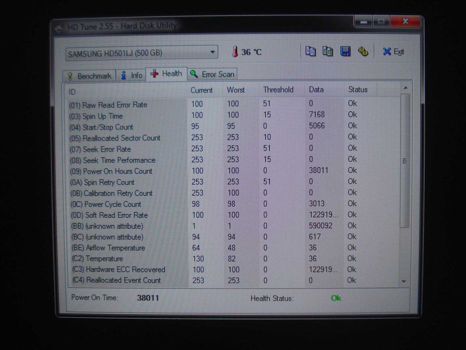 Hard disc / HDD Samsung 500gb hd501lj 7200rpm sata 3.5 inch