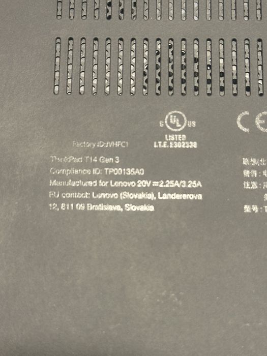 Lenovo Thinkpad T14 gen3