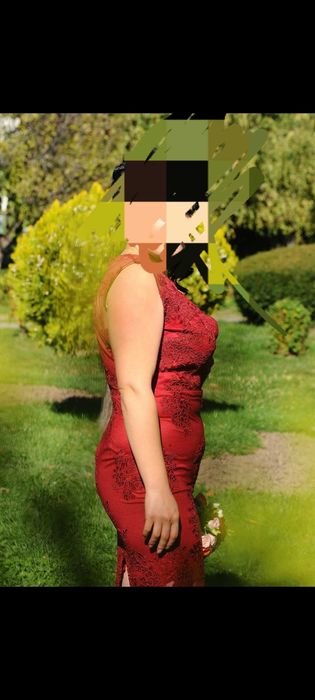 Vand rochie bordo