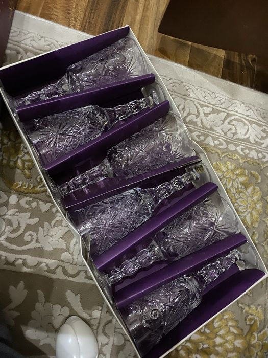 Хрустальные бокалы