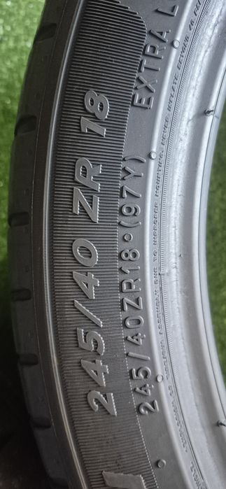 Anvelope 2x245 40 18 Michelin dot 22 mm4