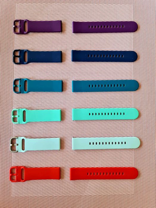 ПРОМО Нови цветове 20 мм каишки часовник 20 mm перфорирани плътни USA